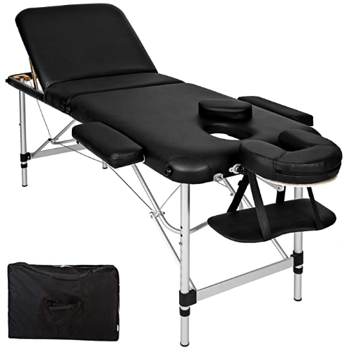 TecTake Table de Massage Pliante Aluminium