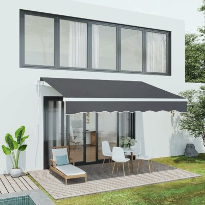 Store banne Dripex manuel 3x2,5 m, en aluminium et polyester étanche